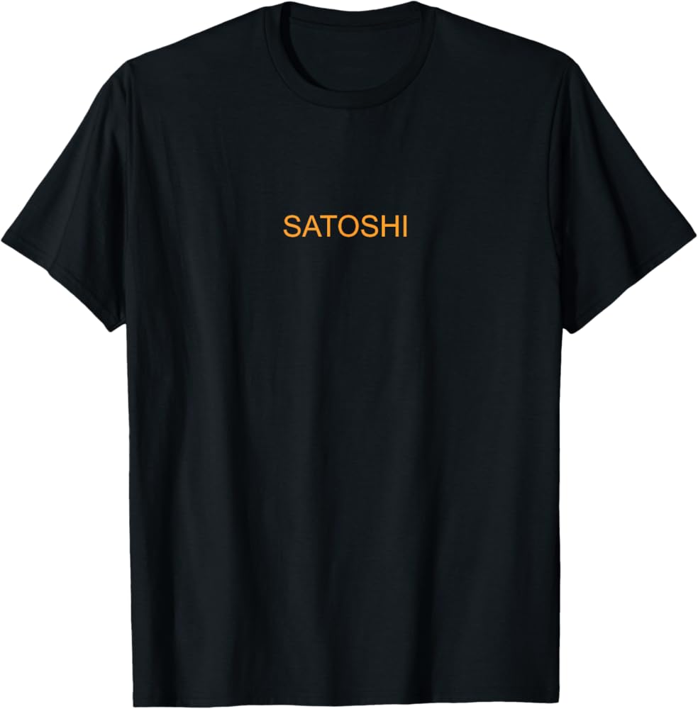 Amazon.com: Satoshi T-Shirt : Clothing, Shoes & Jewelry